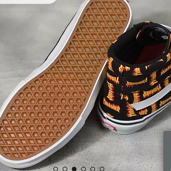VANS X THRASHER COLLAB SK8 HI SHOES SNEAKERS MENS 10.5 WOMENS 12.5 NiB UNISEX - Picture 4 of 9